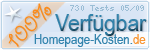 Homepage-Kosten.de: 04/09 - 100% Erreichbarkeit
