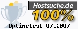 Hostsuche.de: 07/07 - 100% Erreichbarkeit