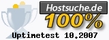Hostsuche.de: 10/07 - 100% Erreichbarkeit