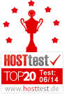 Hosttest - Top 20 Webhoster Deutschlands