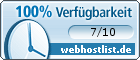 Webhostlist: 100% Erreichbarkeit